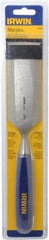 Irwin - 10-3/4" OAL x 2" Blade Width Wood Chisel - Polypropylene Handle - Caliber Tooling