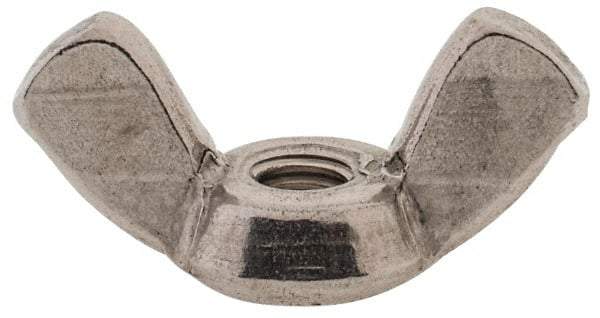 Value Collection - M4x0.70 Metric Coarse, Stainless Steel Standard Wing Nut - Grade 18-8, Austenitic Grade A2, 20mm Wing Span, 10.5mm Wing Span - Caliber Tooling