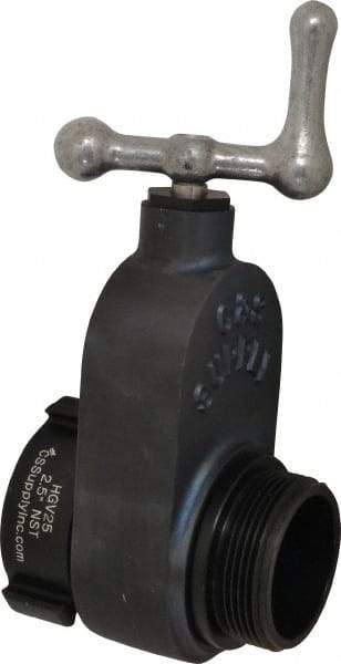 Made in USA - 2-1/2" Pipe, NST Aluminum Gate Valve - Union Bonnet - Caliber Tooling