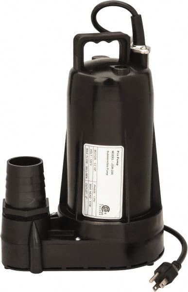 Value Collection - 1/2 hp, 120 Amp Rating, 120 Volts, Full-On Operation, Submersible Pump - Plastic Housing - Caliber Tooling