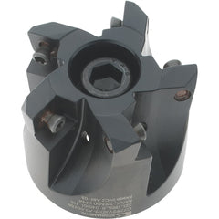 Kennametal - 2" Cut Diam, 3/4" Arbor Hole Diam, Indexable Square-Shoulder Face Mill - Caliber Tooling