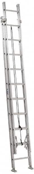 Louisville - 20' High, Type IA Rating, Aluminum Industrial Extension Ladder - Caliber Tooling