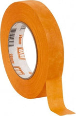 Intertape - 1" Wide x 60 Yd Long Orange Paper Masking Tape - Series Orange Mask, 7.3 mil Thick, 23 In/Lb Tensile Strength - Caliber Tooling