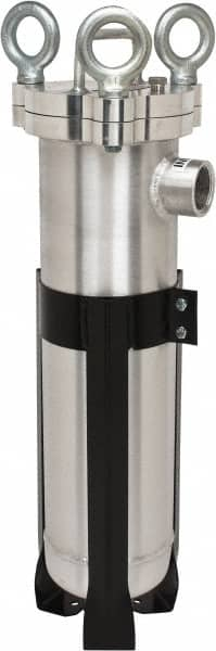 Pentair - 1-1/4 Inch, Aluminum, Bag Filter Housing - FNPT End Connection, 40 GPM Max Flow - Caliber Tooling