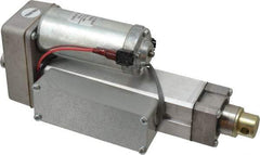 Duff-Norton - 4" Stroke Len, 25% Duty Cycle, 12 Volt, Linear Electromechanical Actuator with Limit Switch - DC Input, 0.5" per Second, 100 Lb Capacity - Caliber Tooling