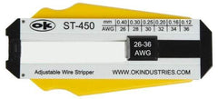 Jonard Tools - 36 to 26 AWG Capacity Precision Wire Stripper - Polycarbonate Handle - Caliber Tooling