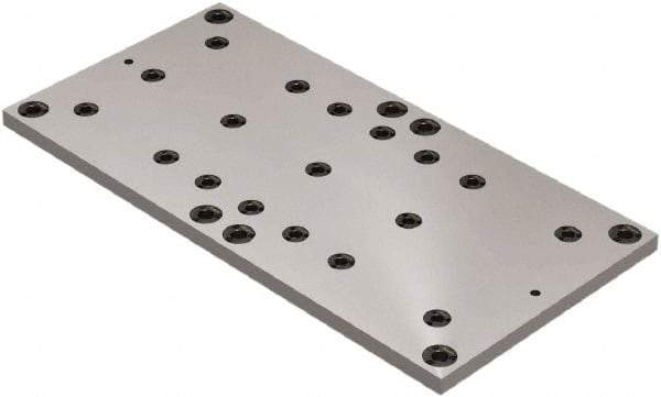 Jergens - 40" Long x 20" Wide Steel Fixture Plate - 1-1/4" Plate Thickness - Caliber Tooling