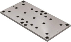 Jergens - 500mm Long x 1,000mm Wide Steel Fixture Plate - 30mm Plate Thickness - Caliber Tooling