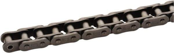 U.S. Tsubaki - 3/4" Pitch, ANSI 60H, Heavy Series Roller Chain - Chain No. 60H, 2,200 Lb. Capacity, 10 Ft. Long, 15/32" Roller Diam, 1/2" Roller Width - Caliber Tooling