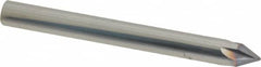 Niagara Cutter - 1/4" Diam 4 Flute Single End Solid Carbide Chamfer Mill - Caliber Tooling