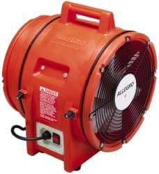 Allegro - Electric AC Axial Blower - 1 hp, 1,842 CFM, 220 Max Voltage Rating - Caliber Tooling