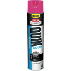 Krylon - 25 fl oz Pink Marking Paint - 35 to 71 Sq Ft Coverage, Water-Based Formula - Caliber Tooling