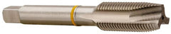 Accupro - 7/8-14, 3 Flute, Bright Finish, Vanadium High Speed Steel Spiral Point Tap - Plug Chamfer, Right Hand Thread, 4-45/64" OAL, 34mm Thread Length, 17.704mm Shank Diam, 2B Class of Fit - Exact Industrial Supply