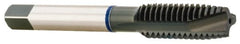 Accupro - M18x1.50, 4 Flute, Oxide Finish, Vanadium High Speed Steel Spiral Point Tap - Plug Chamfer, Right Hand Thread, 108mm OAL, 37mm Thread Length, 14.986mm Shank Diam - Exact Industrial Supply