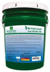 Renewable Lubricants - 5 Gal Pail, Mineral Gear Oil - 6°F to 250°F, 131 St Viscosity at 40°C, 20 St Viscosity at 100°C, ISO 150 - Caliber Tooling