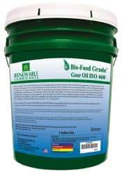 Renewable Lubricants - 5 Gal Pail, Mineral Gear Oil - 23°F to 250°F, 382 St Viscosity at 40°C, 49 St Viscosity at 100°C, ISO 460 - Caliber Tooling