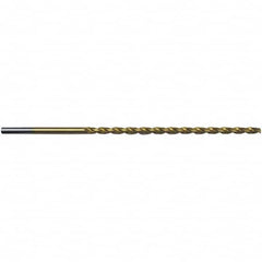 Guhring - 1/8" 2-Flute High Speed Steel Extra Length Drill Bit - Caliber Tooling