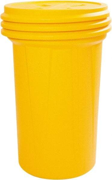 Eagle - 57 Gallon Closure Capacity, Screw On Closure, Yellow Overpack - 55 Gallon Container, HDPE, 550 Lb. Capacity, UN; DOT Listing - Caliber Tooling