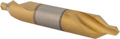 Hertel - #4-1/2 Plain Cut 60° Incl Angle High Speed Steel Combo Drill & Countersink - Caliber Tooling