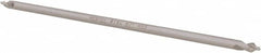 Combo Drill & Countersink: #1, 1/8″ Body Dia, 118 ™, High Speed Steel Bright (Polished) Finish, 3/64″ Point Dia, 3/64″ Point Length, 4″ OAL