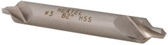 Hertel - #3 Plain Cut 82° Incl Angle High Speed Steel Combo Drill & Countersink - Caliber Tooling