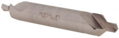 Hertel - #5 Plain Cut 90° Incl Angle High Speed Steel Combo Drill & Countersink - Caliber Tooling