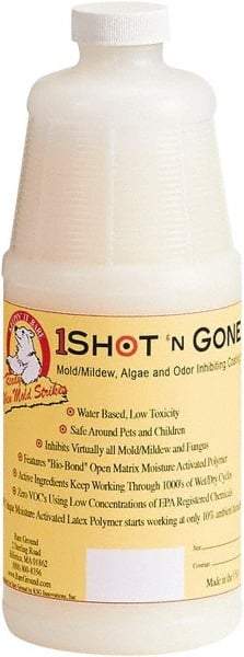 Bare Ground Solutions - One Quart of 1 Shot Mold Inhibiting Coating - Moisture activated mold/mildew, algae, fungus prevention coating  It has zero VOC's and uses a low concentration of EPA registered chemicals. - Caliber Tooling