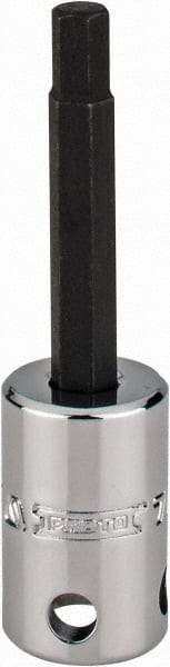 Proto - 3/8" Drive, 7/32" Hex Bit Socket - 2-23/32" OAL, 1-5/8" Bit Length, Tethered - Caliber Tooling