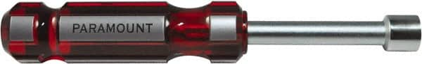 Paramount - 1/2" Solid Shaft Nutdriver - Color Coded Handle, 7-1/8" OAL - Caliber Tooling