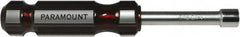 Paramount - 7/16" Solid Shaft Nutdriver - Color Coded Handle, 7-1/8" OAL - Caliber Tooling