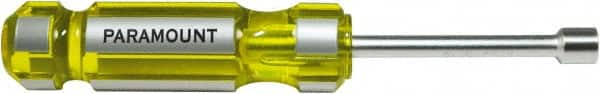 Paramount - 5/16" Solid Shaft Nutdriver - Color Coded Handle, 7-1/8" OAL - Caliber Tooling