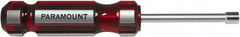 Paramount - 1/4" Solid Shaft Nutdriver - Color Coded Handle, 7-1/8" OAL - Caliber Tooling