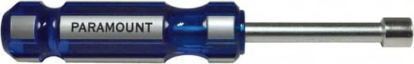 Paramount - 10mm Solid Shaft Nutdriver - Color Coded Handle, 7-1/8" OAL - Caliber Tooling