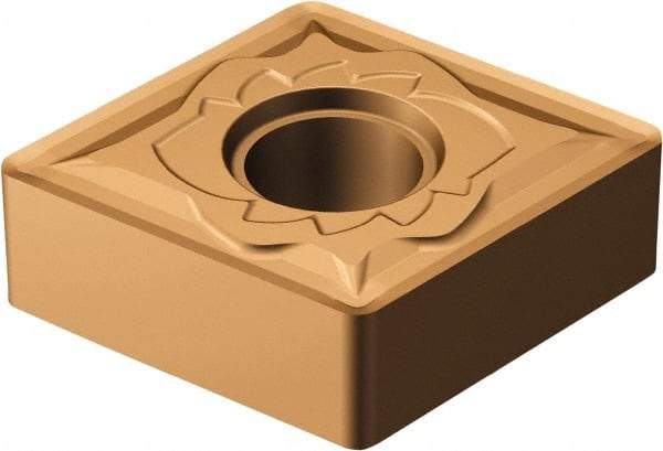 Sandvik Coromant - CNMG432 SMR Grade 1125 Carbide Turning Insert - TiAlN/AlCr2O3 Finish, 80° Diamond, 1/2" Inscr Circle, 3/16" Thick, 1/32" Corner Radius - Caliber Tooling