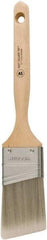 Wooster Brush - 1-1/2" Angled Synthetic Sash Brush - 2-7/16" Bristle Length, 7.13" Wood Fluted Handle - Caliber Tooling