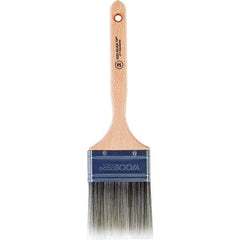 Wooster Brush - 3" Flat Synthetic Sash Brush - 2-15/16" Bristle Length, 7.44" Wood Fluted Handle - Caliber Tooling