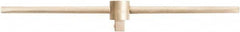 Ampco - 3/4" Drive Socket Sliding T-Handle - 18" OAL, Aluminum Bronze Finish - Caliber Tooling