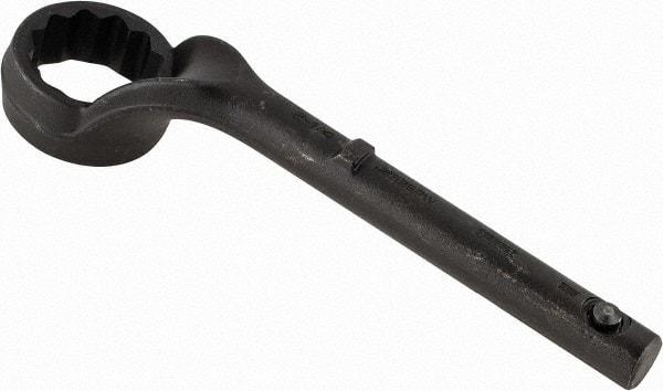 Proto - 2-1/4" 12 Point Pull Wrench - Single End, 13-5/8" OAL, Steel, Black Finish - Caliber Tooling