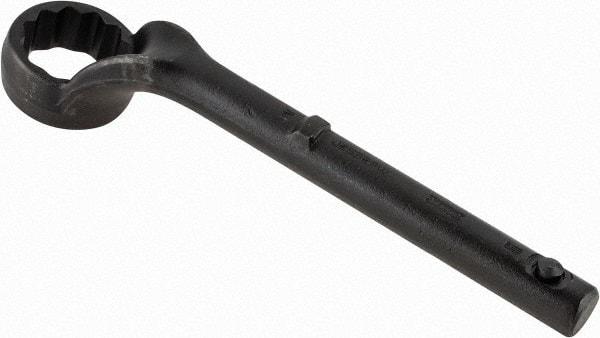 Proto - 2" 12 Point Pull Wrench - Single End, 13-1/2" OAL, Steel, Black Finish - Caliber Tooling