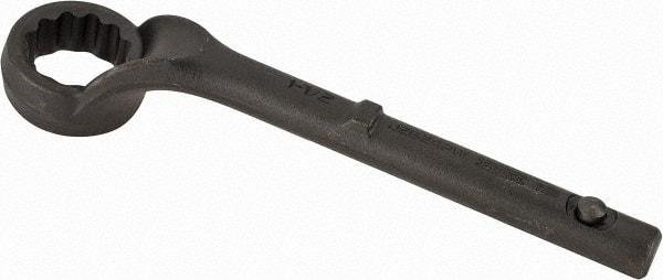 Proto - 1-1/2" 12 Point Pull Wrench - Single End, 10-15/16" OAL, Steel, Black Finish - Caliber Tooling