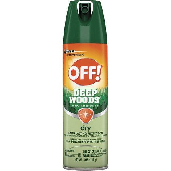 OFF! - 4 oz 25% DEET Aerosol Spray - For Mosquitoes, Ticks, Biting Flies, Gnats, Chiggers - Caliber Tooling