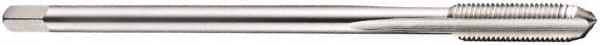 DORMER - M25x1.50 Metric Fine 6H 4 Flute Bright Finish Cobalt Straight Flute Machine Tap - Bottoming, Right Hand Thread, 140mm OAL, 28mm Thread Length, Oversize - Exact Industrial Supply