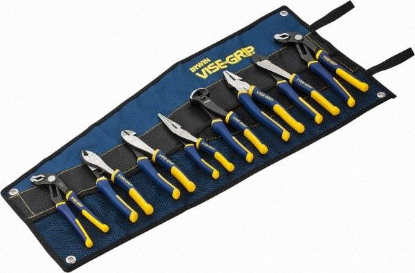 Irwin - 8 Piece Plier Set - Comes in Tool Roll - Caliber Tooling