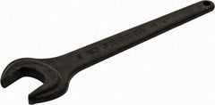 Facom - 46mm Standard Service Open End Wrench - 15-9/16" OAL, Single End, Black Finish, 15° Head Angle - Caliber Tooling