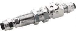 Parker - 3/8" OD, Single End Shutoff Coup - 150 Max Working psi, 0 to 150°F, - Caliber Tooling