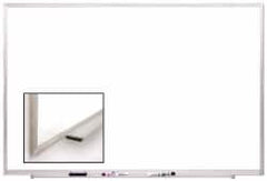 Ghent - 24" High x 36" Wide Acrylic/Enamel Magnetic Marker Board - Aluminum Frame, 1.88" Deep - Caliber Tooling