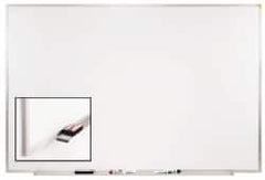 Ghent - 24" High x 36" Wide Porcelain on Steel Magnetic Marker Board - Aluminum Frame, 1.88" Deep - Caliber Tooling