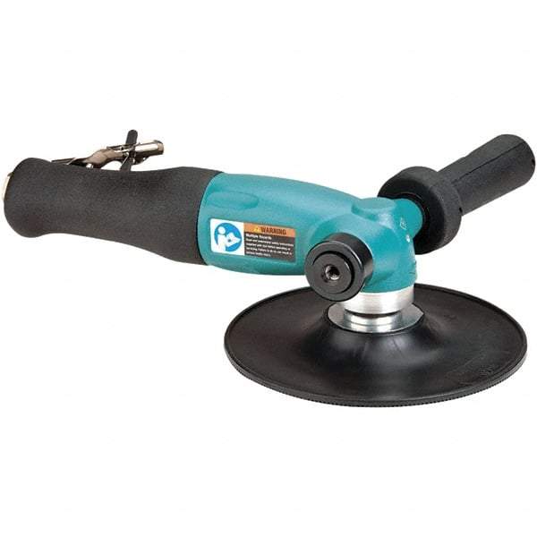 Dynabrade - 7" Max Disc, 8,500 RPM, Pneumatic Handheld Disc Sander - 40 CFM, 3/8" Inlet, 1.3 hp, 90 psi - Caliber Tooling