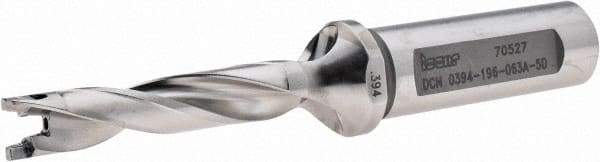 Iscar - 0.394" to 0.409" Diam, 5xD, 1.96" Max Depth, 5/8" Shank Diam, 4-1/2" OAL, Replaceable-Tip Drill - FCP, ICK, ICK-2M, ICM, ICP, iCP-2M Insert, 63105472 Toolholder, Series SumoCham - Caliber Tooling