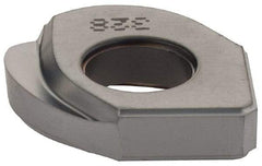 Iscar - HBRD.75 QF Grade IC328 Carbide Milling Insert - TiCN Finish, 0.183" Thick, 3/8" Corner Radius - Caliber Tooling